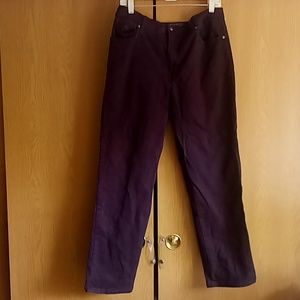 Gloria Vanderbilt "Amanda" plus size 16 purple jeans